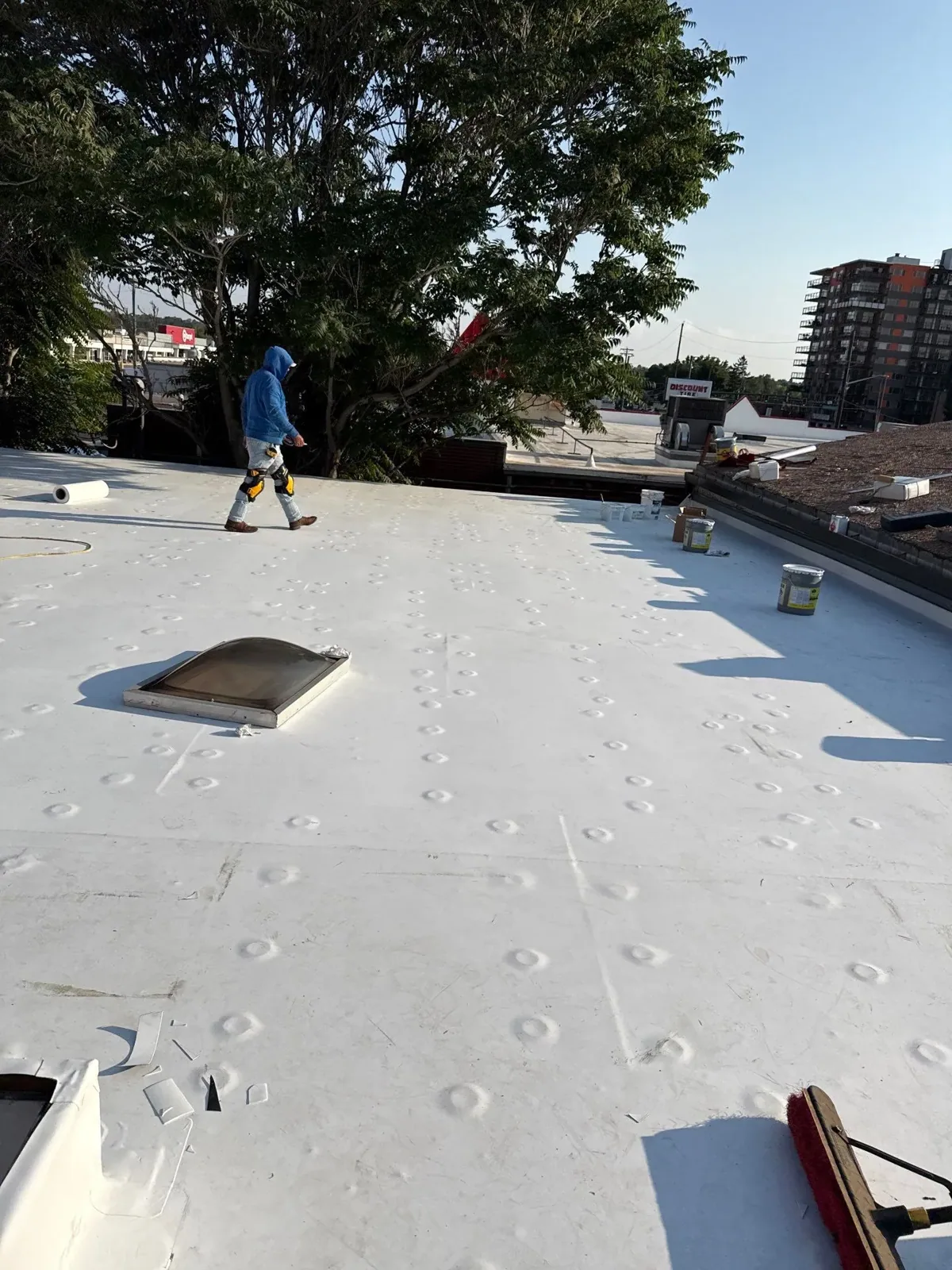 Commercial Roof Flashing Failure Repair in Edmond, OK