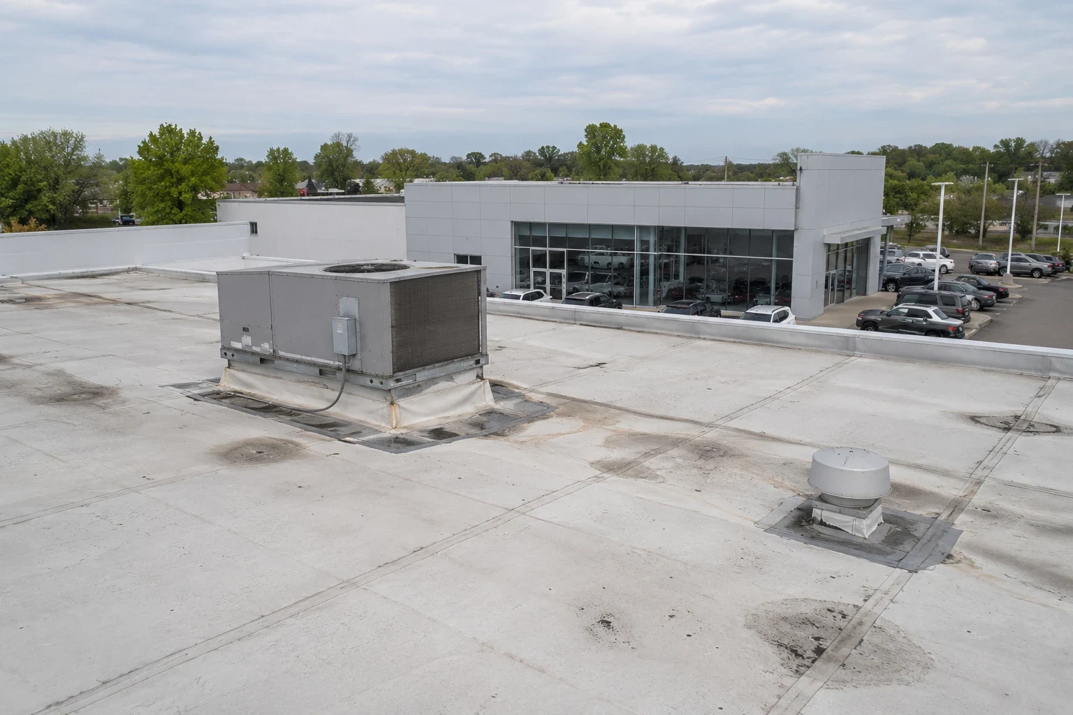 Auto Dealership Commercial Roofing in Edmond, OK