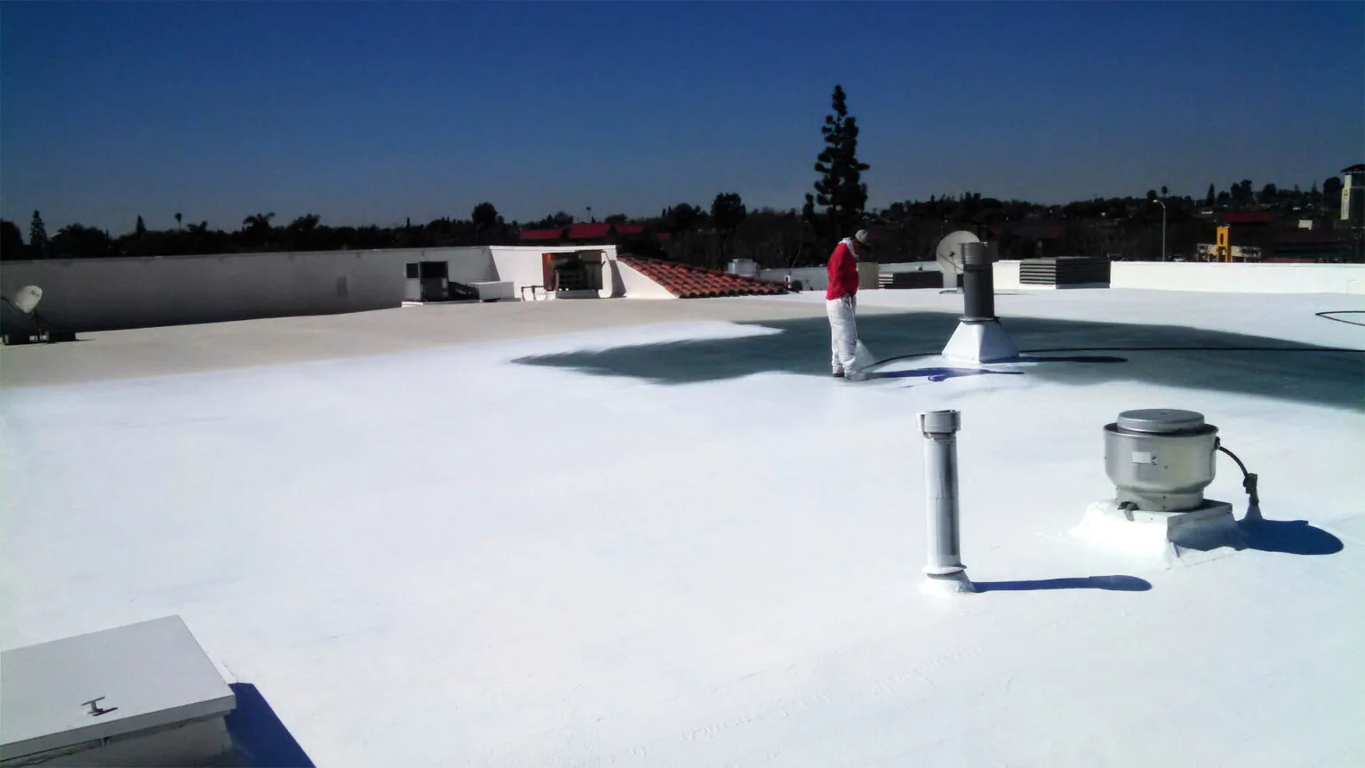 Acrylic Commercial Roof Coatings in Edmond, OK