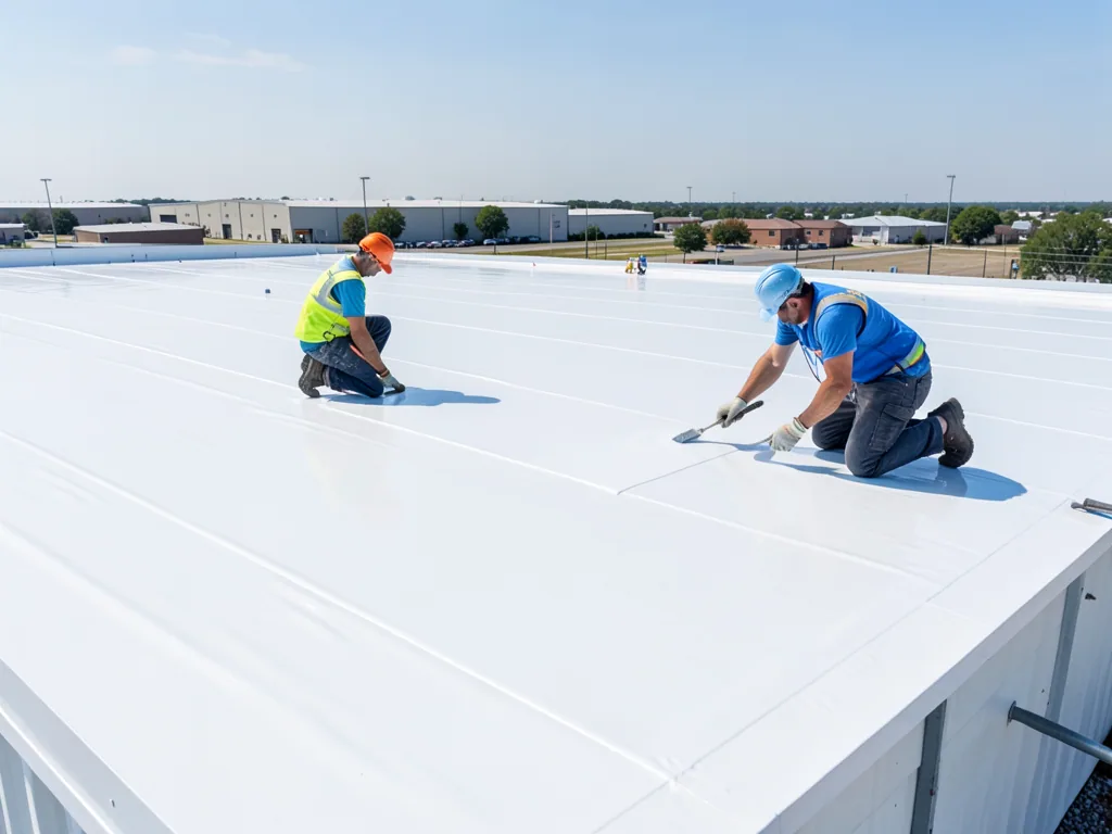 Silicone Commercial Roof Coatings in Edmond, OK