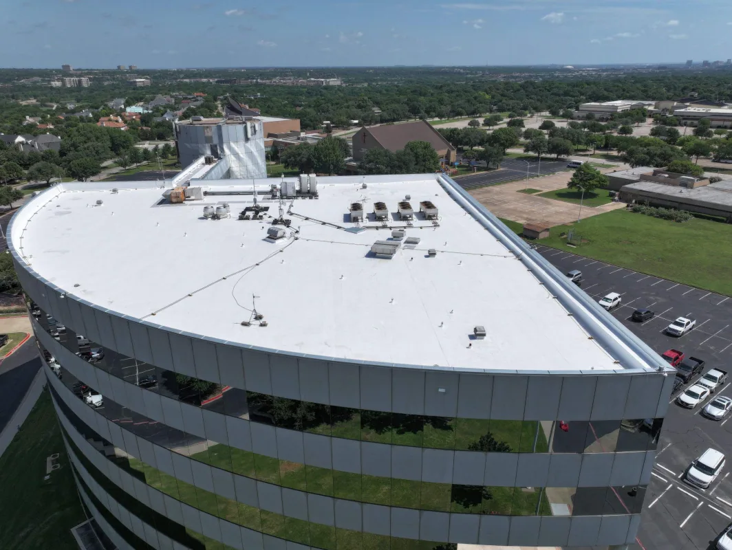 Occupied-Building Commercial Reroofing in Edmond, OK